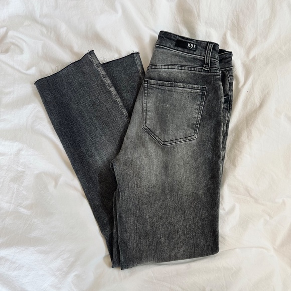 KUT Rosa High Rise Straight Jean - Picture 8 of 9